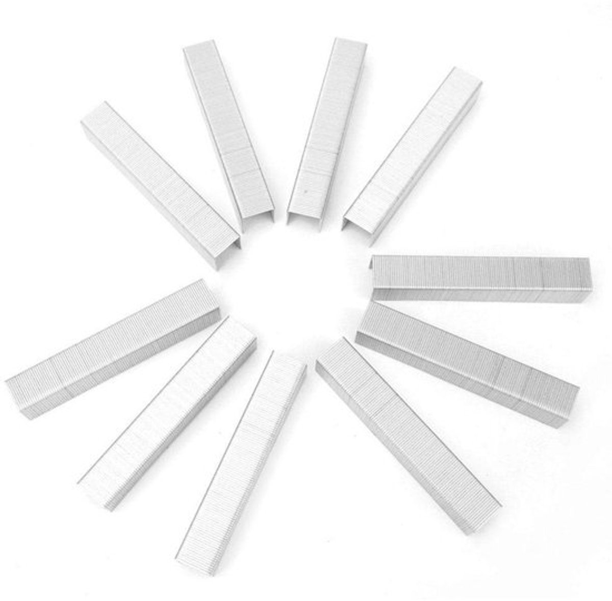 Nietjes 1000 Stuks - Heavy-duty 13 mm - Standaard 12,85 mm - Voor 40-100 Vellen - Sterke Nietkracht - Perfecte Prestaties - Nietjes Voor Heavy-duty Gebruik