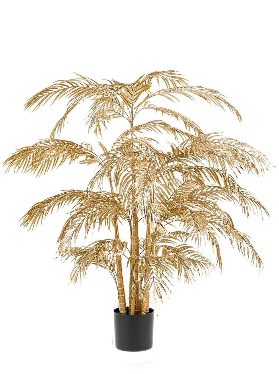 Emerald Kunstplant Areca Palm Goud 200cm - Kunstplant voor binnen