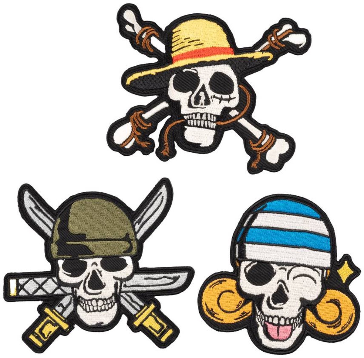 Grupo Erik One Piece - Netflix Set Of 3 Patch Set - Multicolours