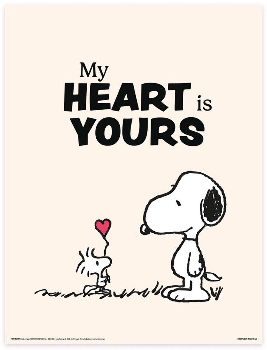 Grupo Erik Snoopy - Print 30X40 Cm Love Season 2 Print - Multicolours