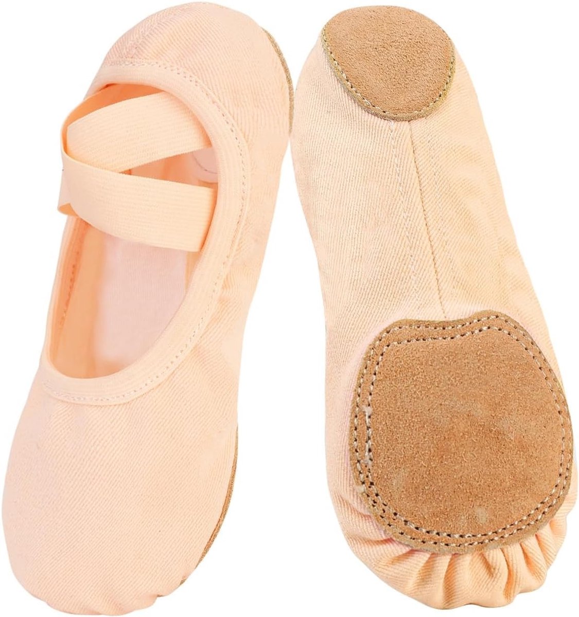 Balletschoenen voor Dames en Meisjes in Beige - Comfortabele Dansschoenen, Flexibel en Lichtgewicht, Maat 31