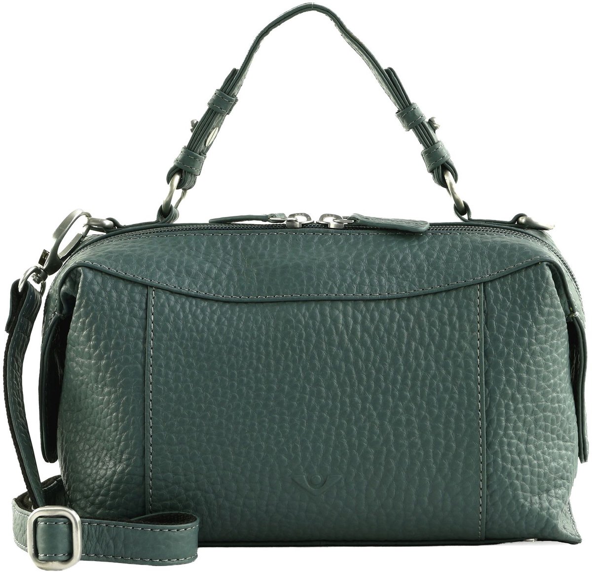 VOi Leren handtas schoudertas Jolena Hand Bag Mint groengrijs