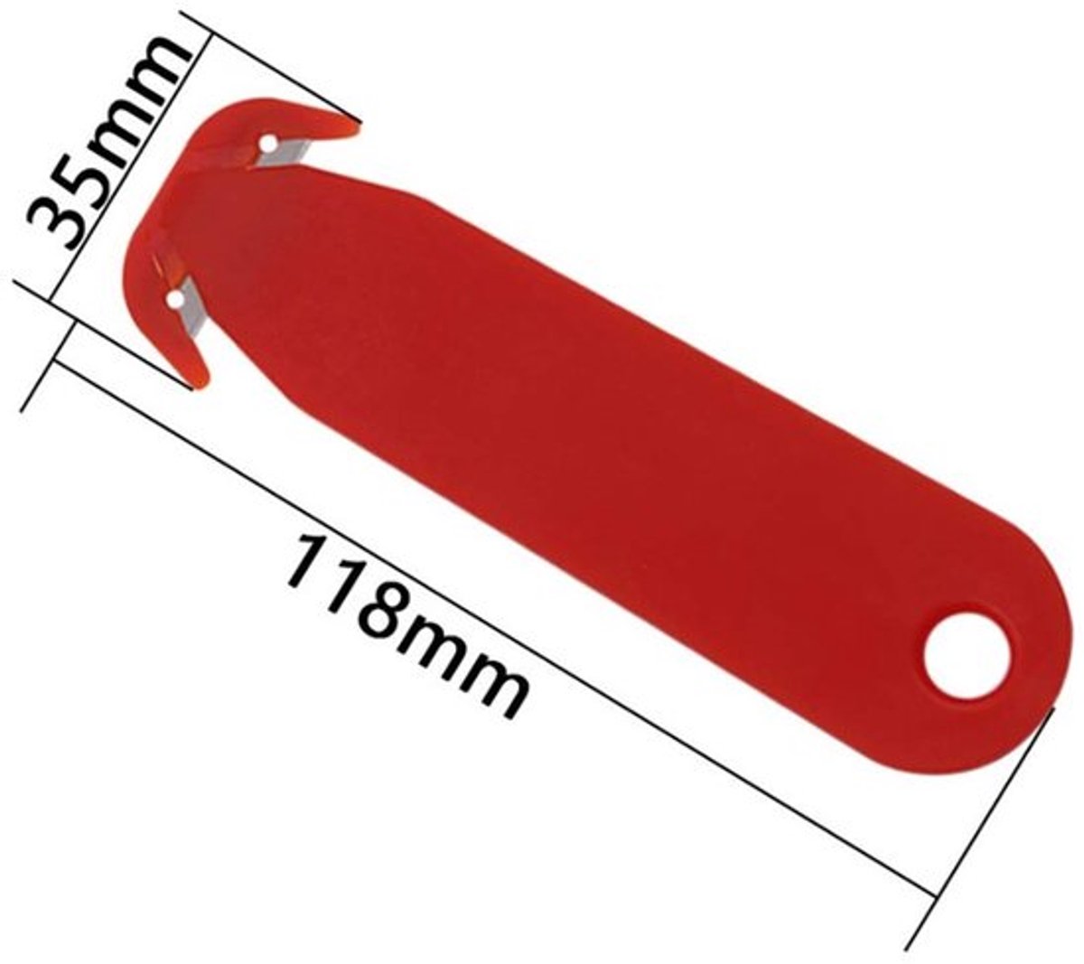 Papierrolsnijder Ergonomische Handgreep - Doos Opener - Karton Snijder - Verpakkingstape Snijder - Duurzaam Materiaal - Eenvoudig in Gebruik - Doosopener