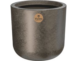 Vyveo - Bloempot Orena - 56x54 - Goud metallic - Bloempot voor binnen en buiten - Lichtgewicht - Breukbestendig - Vorstbestendig - UV-bestendig
