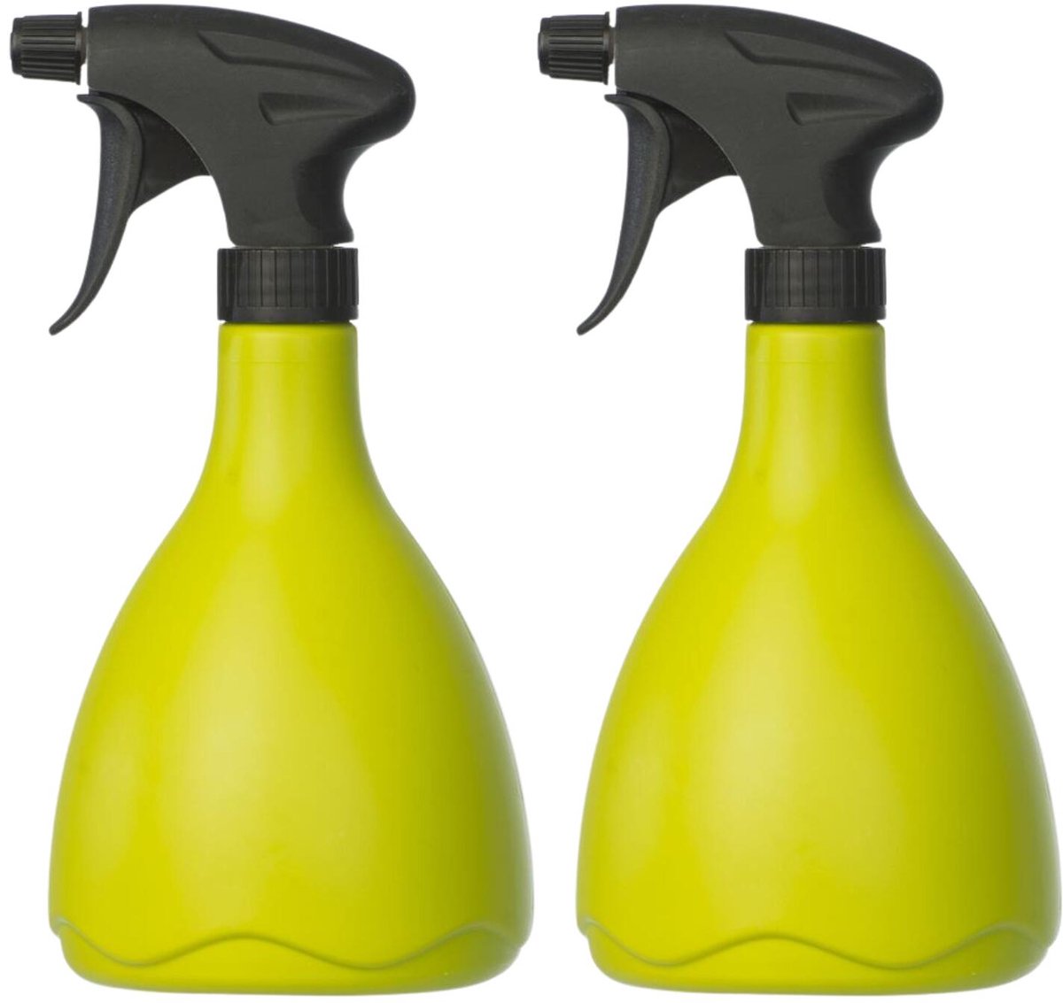 Nature Plantenspuit - 2x - groen - kunststof - 700ml - plantensproeier/waterverstuiver