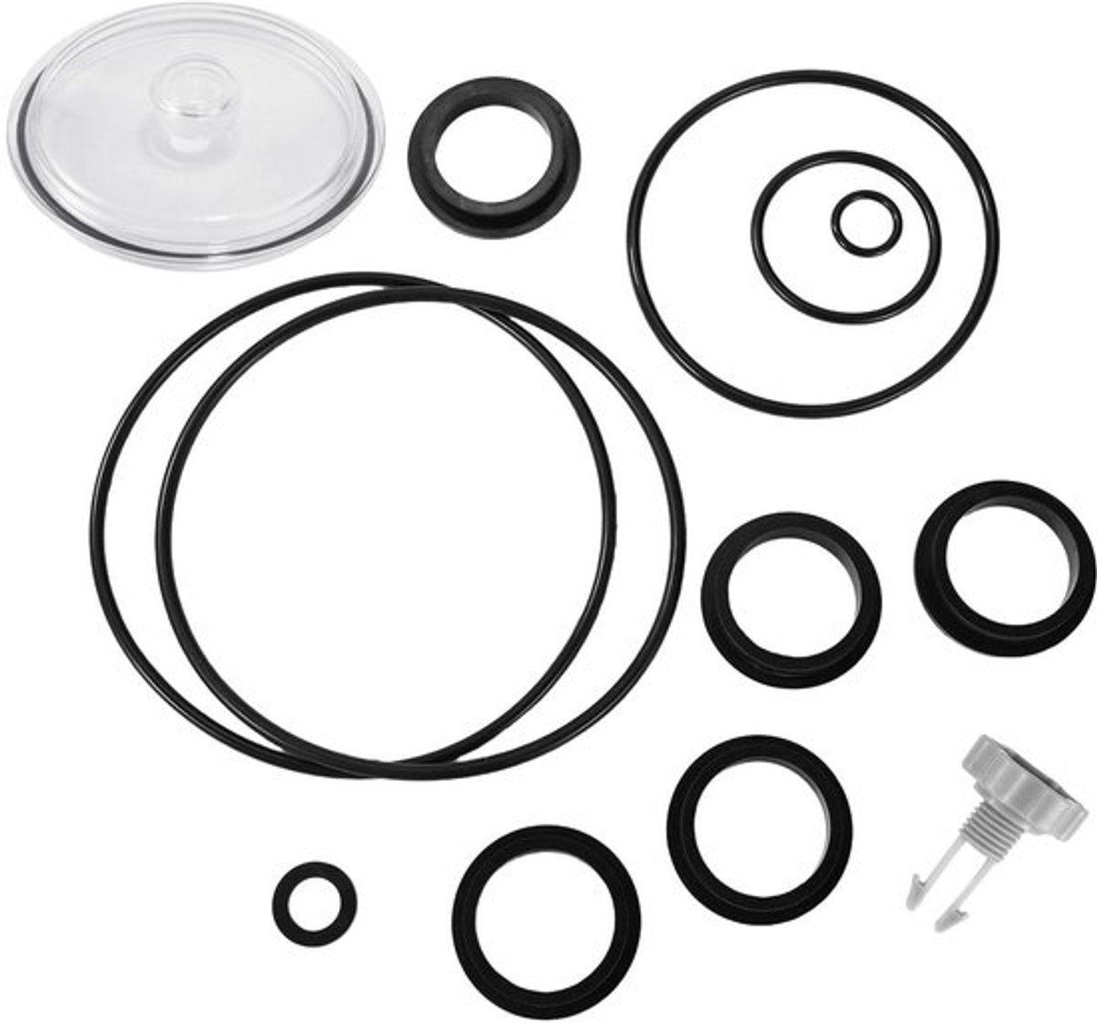 Zandfilterpomp Afdichtingspakkingen 13 Stuks - Vervangende Reparatieset - Compatibel met Intex - Rubber/Plastic - Diverse Maten - Inclusief O Ringen - Zandfilterpomp Onderdelen