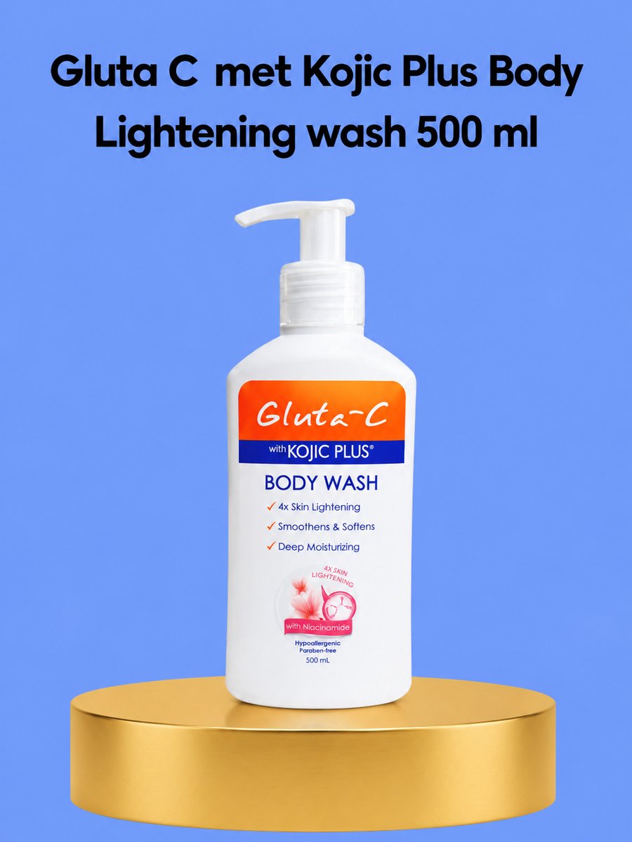 Gluta C met Kojic Plus Body Lightening wash 500 ml