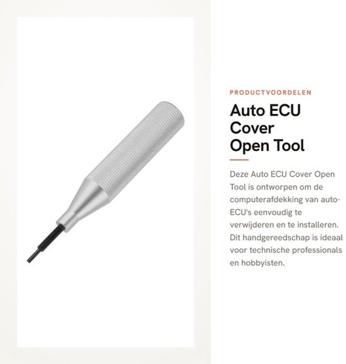Auto ECU Cover Tool - Hoogwaardige Aluminiumlegering - Handgereedschap - Geschikt voor KTAG/KESS/FGTECH - Eenvoudig te Verwijderen - Schadevrij Gebruik - ECU Gereedschap