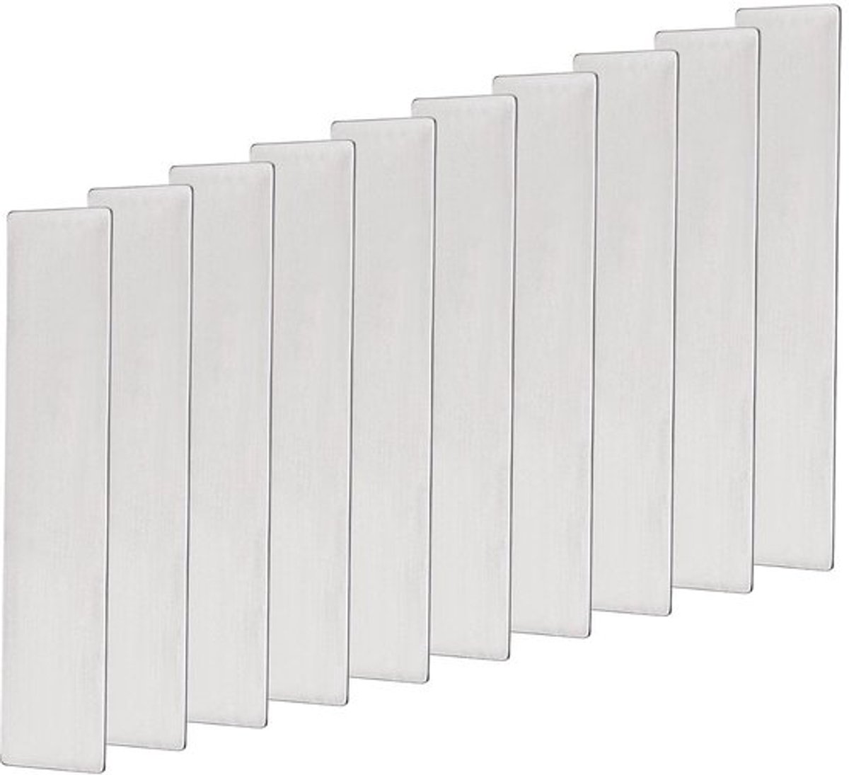 Ventielplaat 10 Stuks - Luchtcompressor - Staal - 65 mm Cilinder - 11 x 57 mm - Vervangingsonderdeel - Luchtcompressor Onderdelen