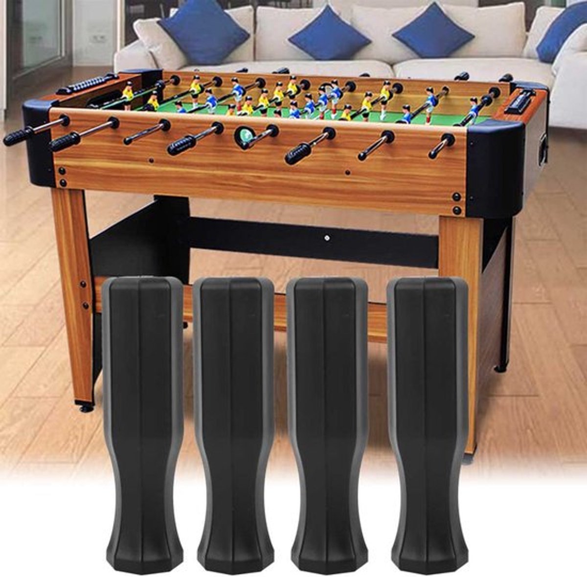 Voetbaltafel Greep 8-delige Set - Antislip Handvat - Ergonomische Duimcurve - Harde Kunststof - Slijtvast en Duurzaam - Tafelvoetbalgreep