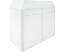 Professionele opvouwbare dj booth - zwart - 146x70x135cm - 100kg