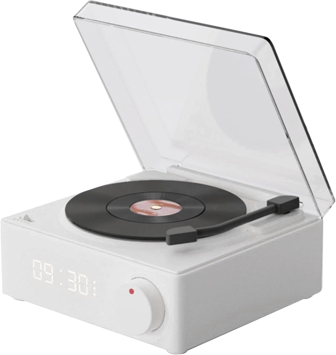 SnelShoppen - Vintage Bluetooth Speaker, Draagbare Vinyl Platenspeler, HiFi Stereo Geluid, Klassiek Design, 3 Geluidsmodi, Ideaal voor Feest, Tuin en