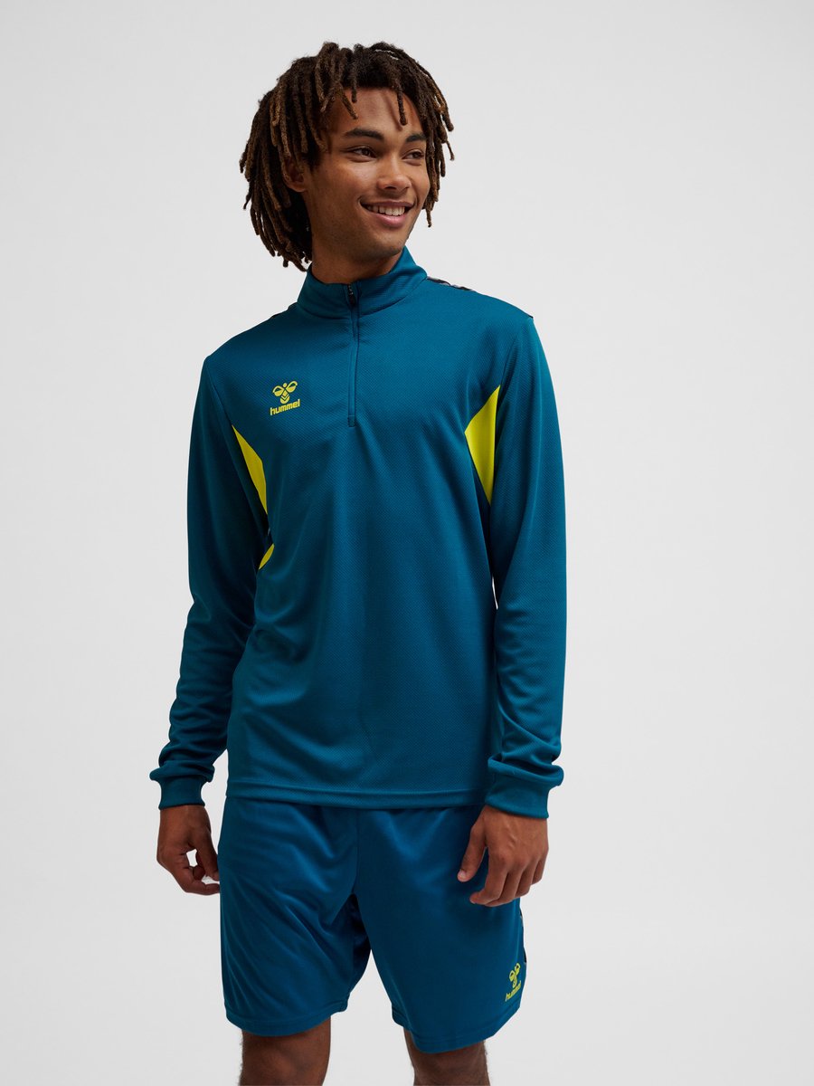 Hmlauthentic Half Zip Sweat