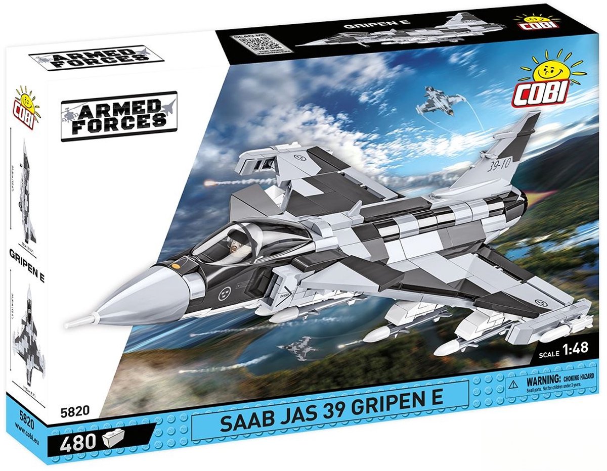 COBI Armed Forces - Saab JAS 39 Gripen E Constructiespeelgoed thumbnail 2