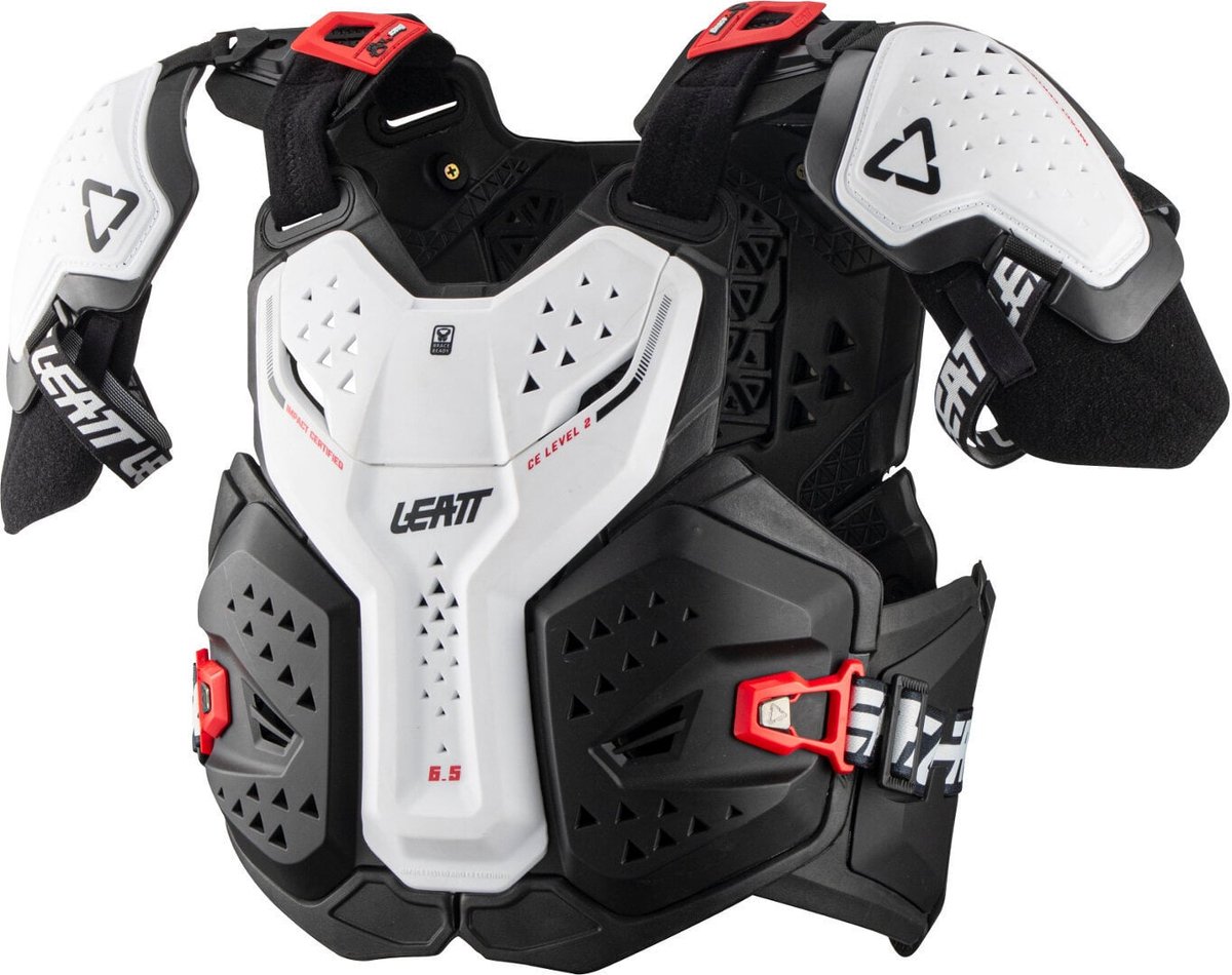 Leatt 6.5 Pro Witte Borstbeschermer -