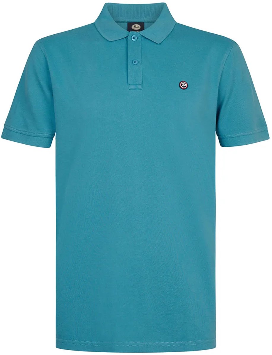 Petrol Industries M-ros-pol002 Korte Mouw Poloshirt Blauw 2XL Man