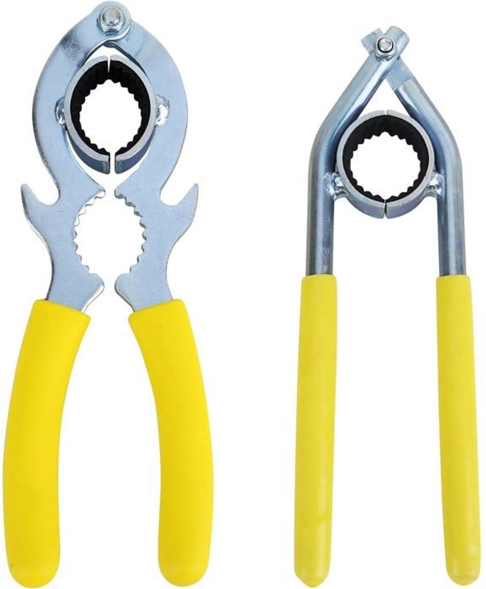 Tweedelige kraanfiltersleutelset, universele kraanbeluchtersleutel, metalen kraanfiltersleutel.