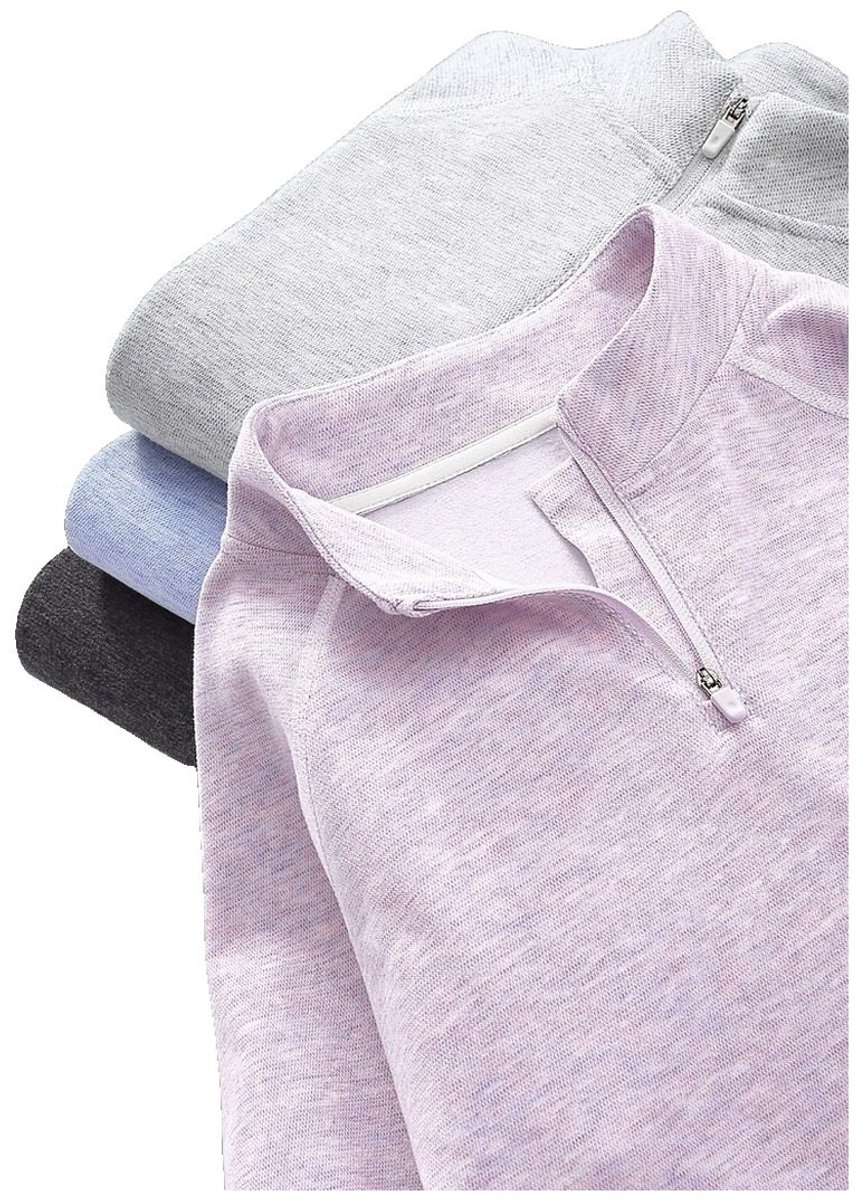 Currero Quarter Zip Meisjes Sweater Met Rits Jumper Quarterzip Hoodie Meisje Warme Trui Vest Lang Coltrui 15-16 Jaar Paars