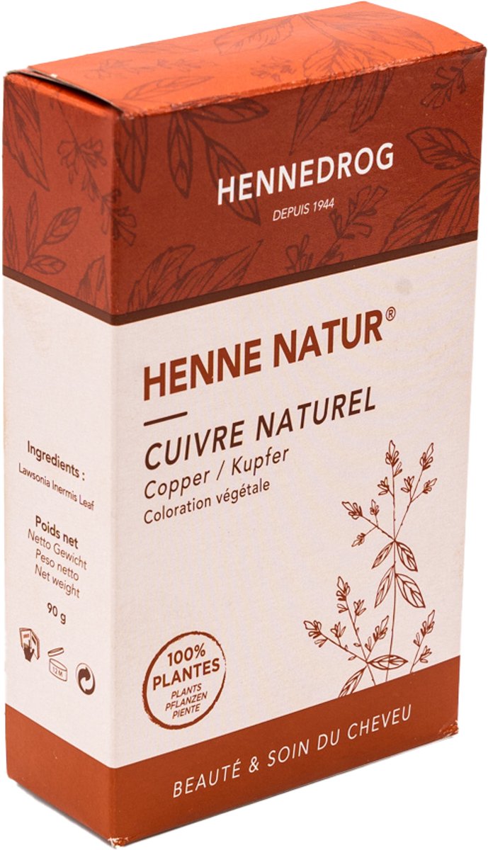 Henné Poeder Natuur Koper (85 gr)