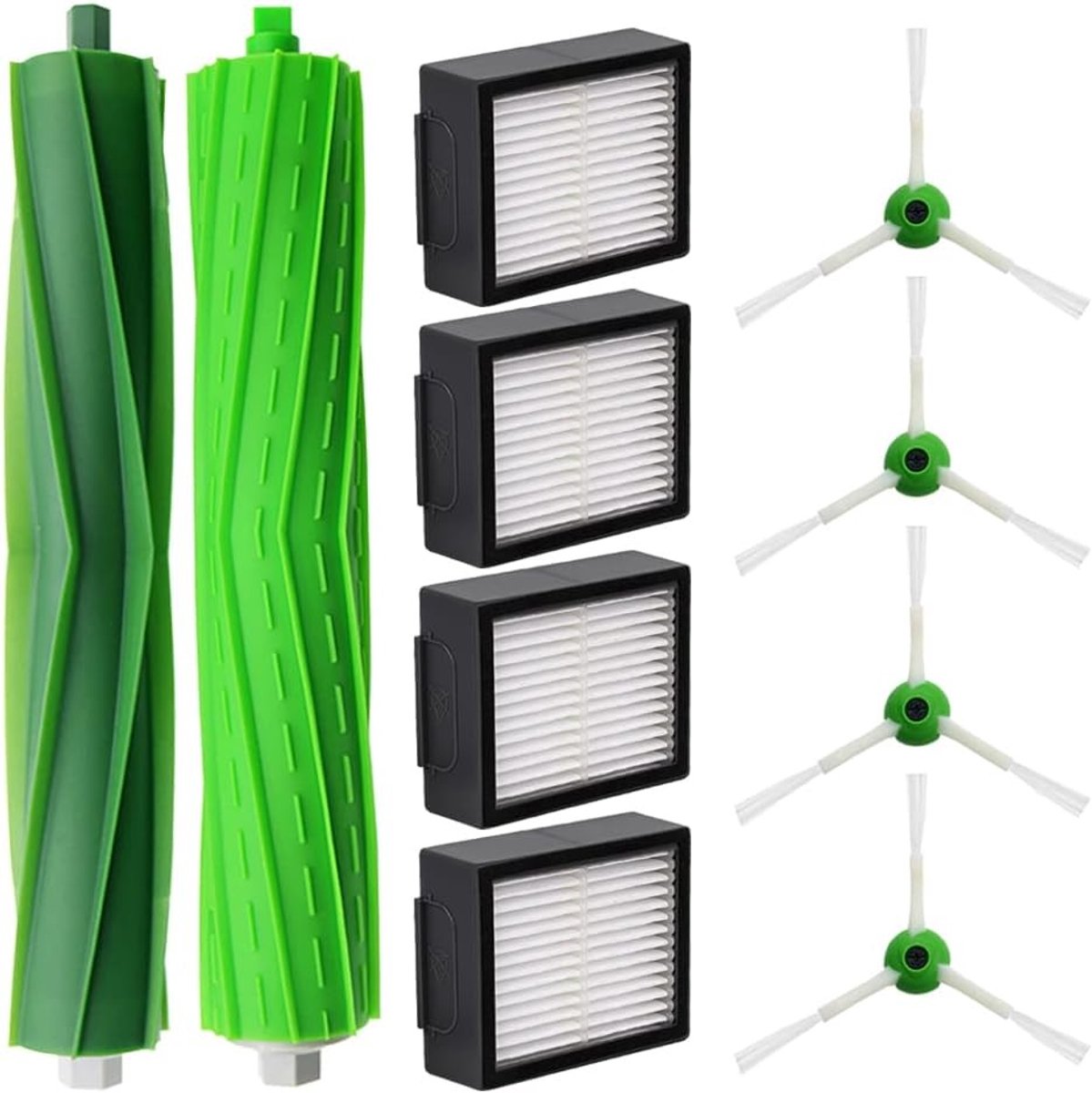 Accessoires voor Robotstofzuiger: Borstelrol, Zijborstel en HEPA Filter voor Roomba i7, E5, E6 en I Series - Reserveonderdelen voor Effectieve Reiniging
