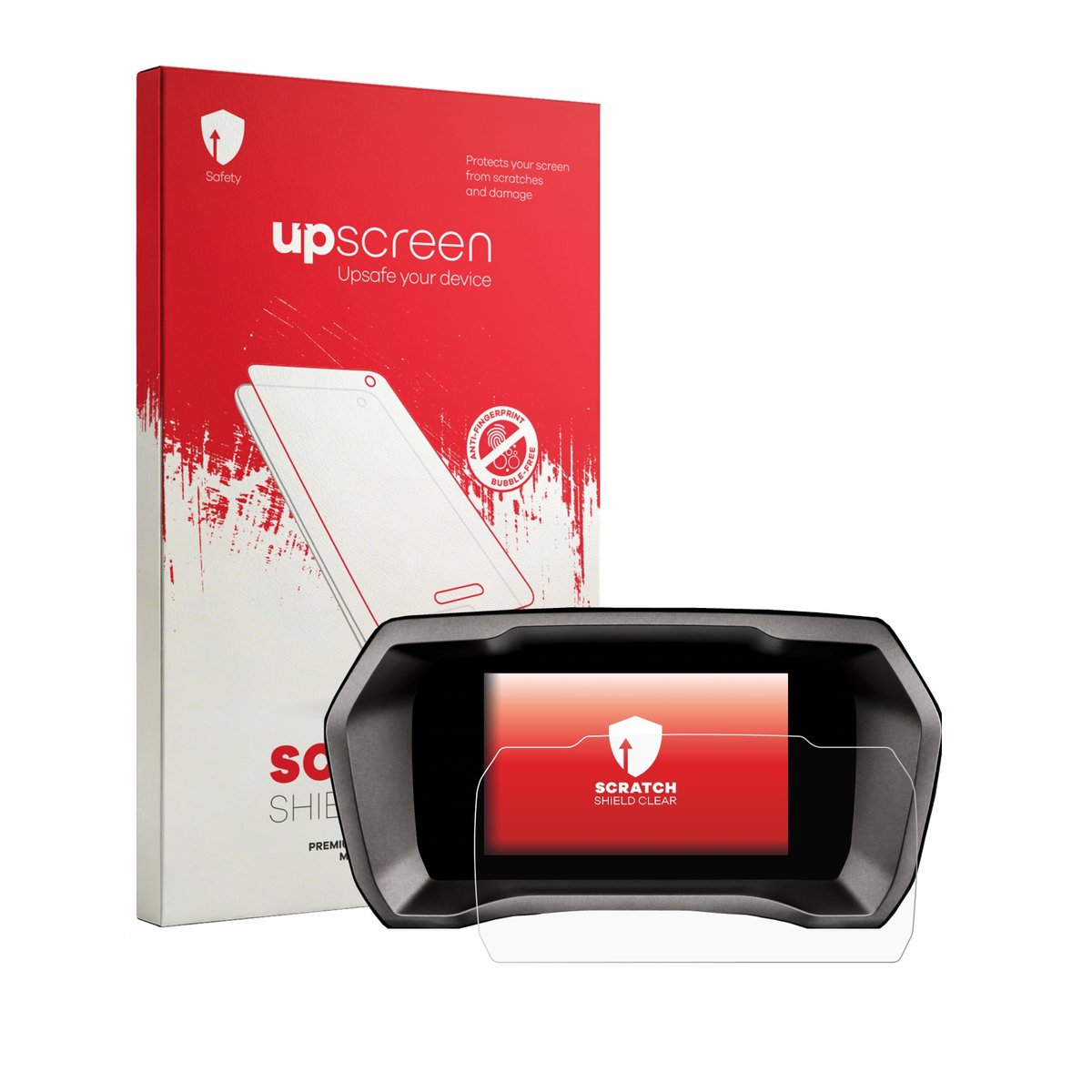 upscreen - Screenprotector voor Piaggio MP3 Exclusive 530 2026 - Folie Beschermfolie transparant