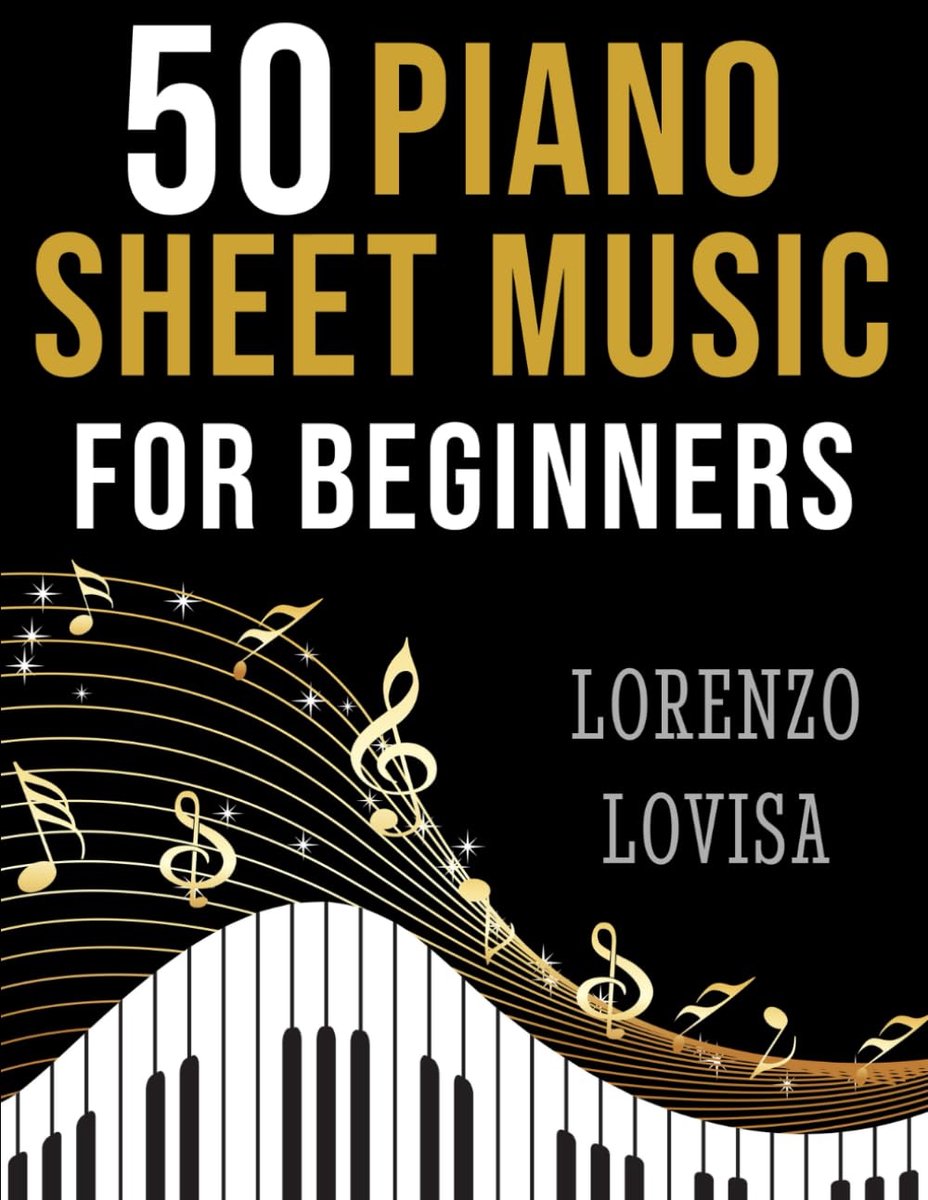 50 Piano Sheet Music for Beginners: Simplified Great Classics with Large Font Sizes - ShopVlot