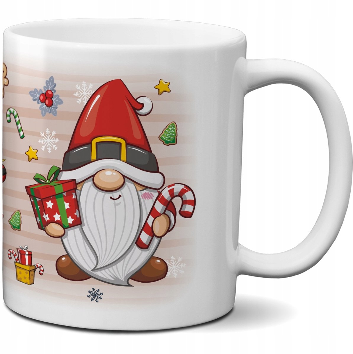 Kerstmok met naam - Kabouter met cadeau - Merkloos
