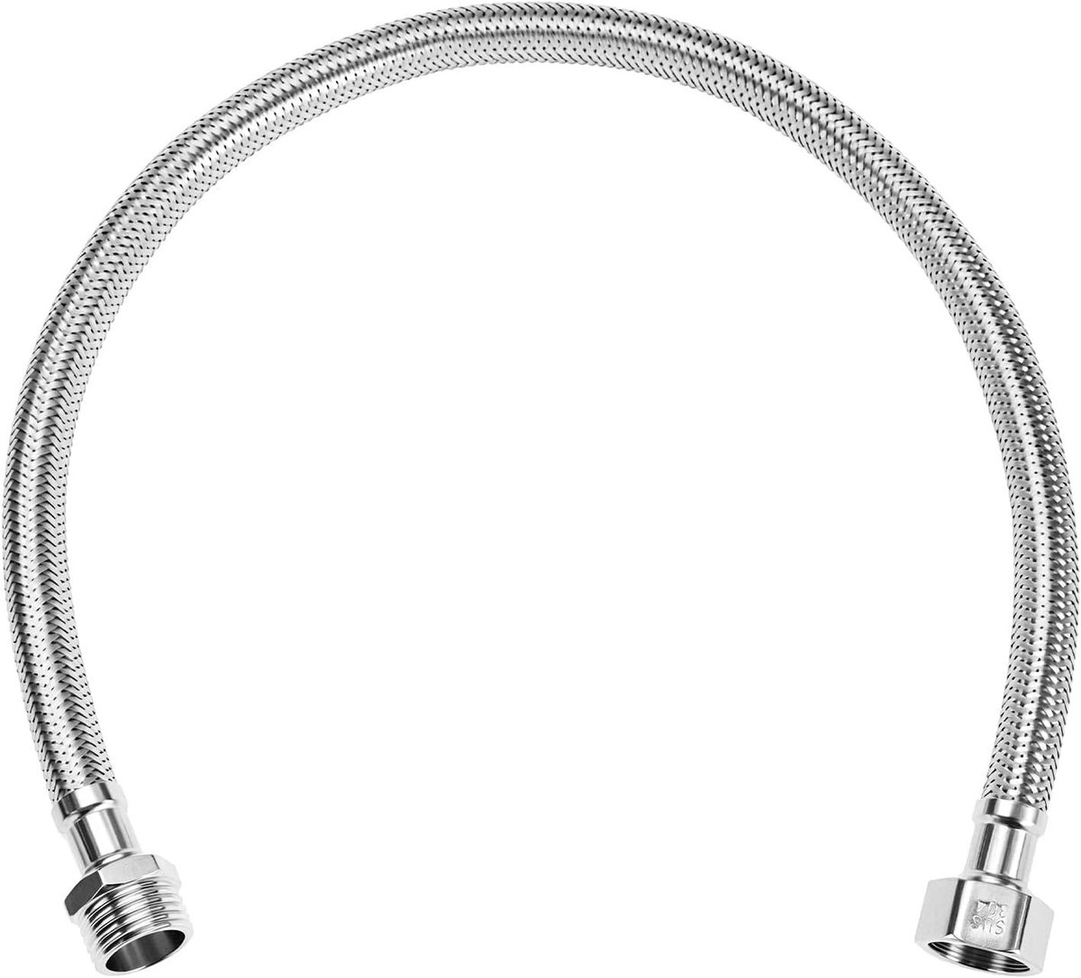 Flexibele RVS Slangen voor Keuken, Badkamer en Toiletkranen, G1/2 x G1/2, 500mm Lang, Duurzaam en Corrosiebestendig