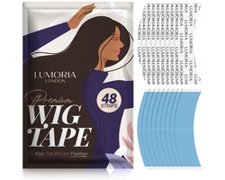LUMORIA 48 stuks pruik-plakband, dubbelzijdig, ultra-hechtend, kanttape voor pruiken, toupetbanden, dubbelzijdig - ShopVlot