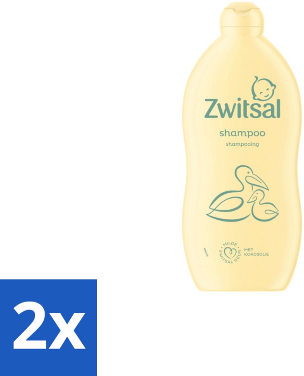 2 x Zwitsal Shampoo 700 ml - Baby Shampoo - Kokosolie Shampoo - Zwitsal Baby Shampoo - Babyhuid Verzorging - Zwitsal Shampoo