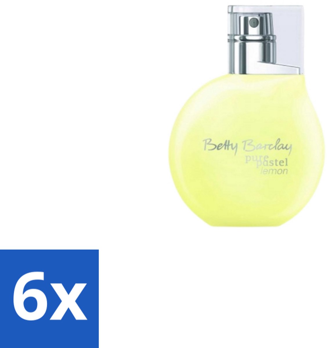 6 x Betty Barclay – Eau de Toilette – Pure Pastel Lemon – 20 ml - Eau De Toilette - Citroen - Appel - Mandarijn - Viooltje