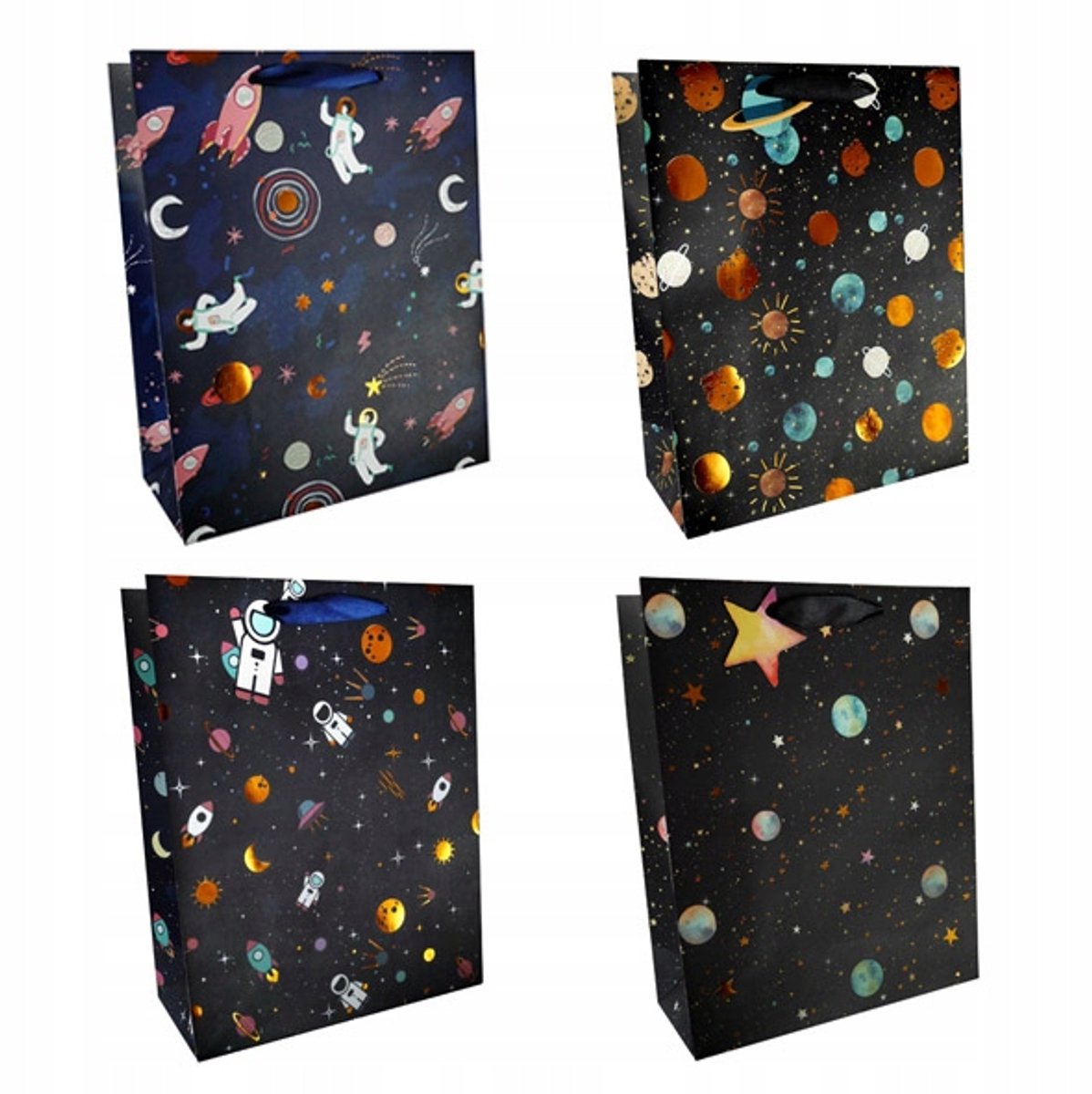 Decoratieve Cadeautas 26x32cm Kosmos 12 Stuks