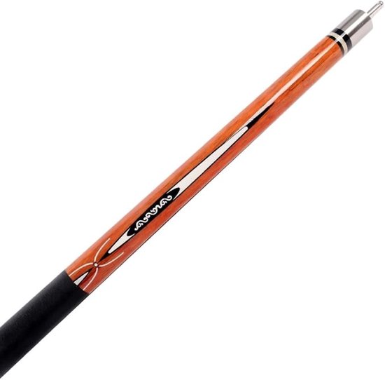 Biljartkeu 145 cm met quick release verbinding en hardhouten schacht 57 inch, 2-delig -Hout — afbeelding 5