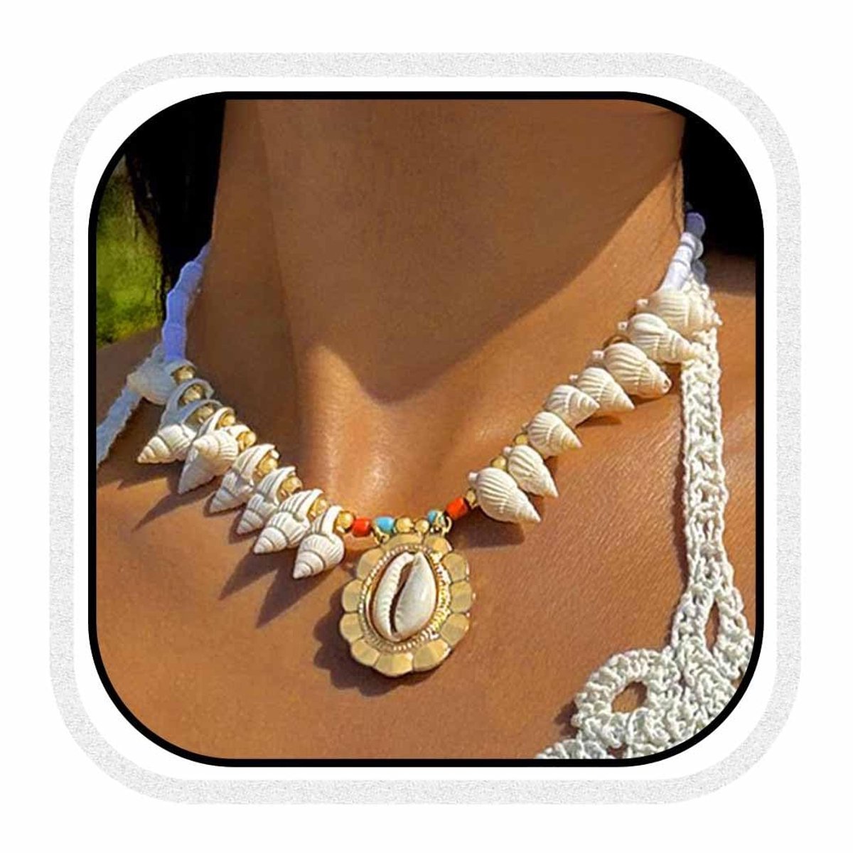 Elzusha - Boho Sterrenketting met Kleurrijke Parels