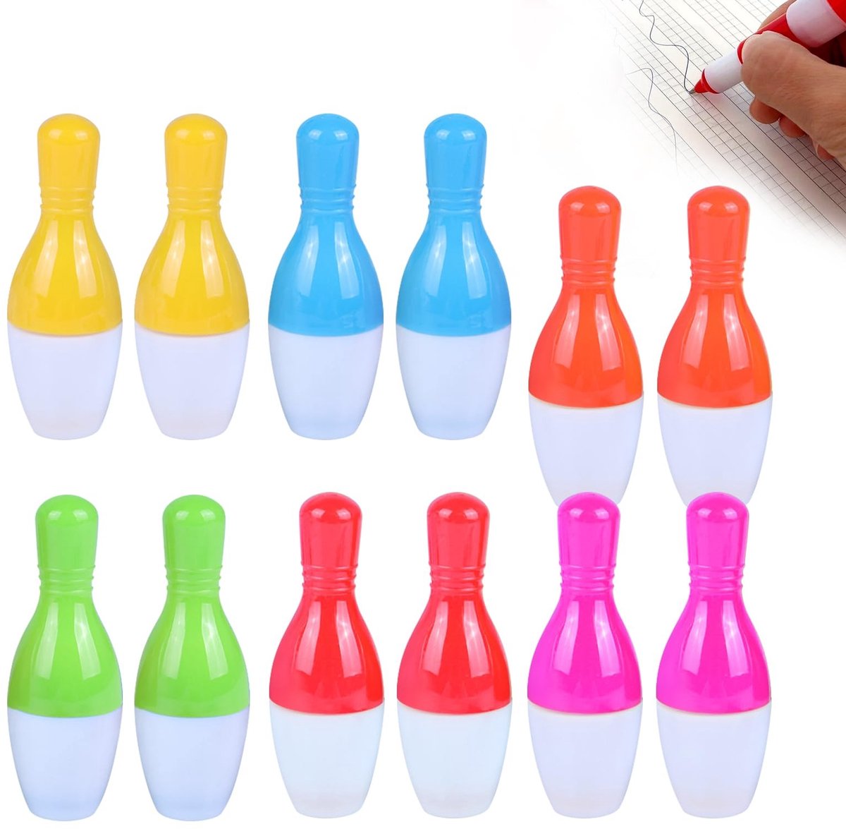 Elzusha - Creatieve Gel Pen in Bowling Ballvorm voor Kinderen en Volwassenen