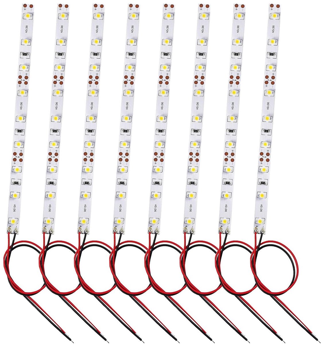 Elzusha - 9-LED Huisverlichting voor Modelbouw 12-18V Warm Wit