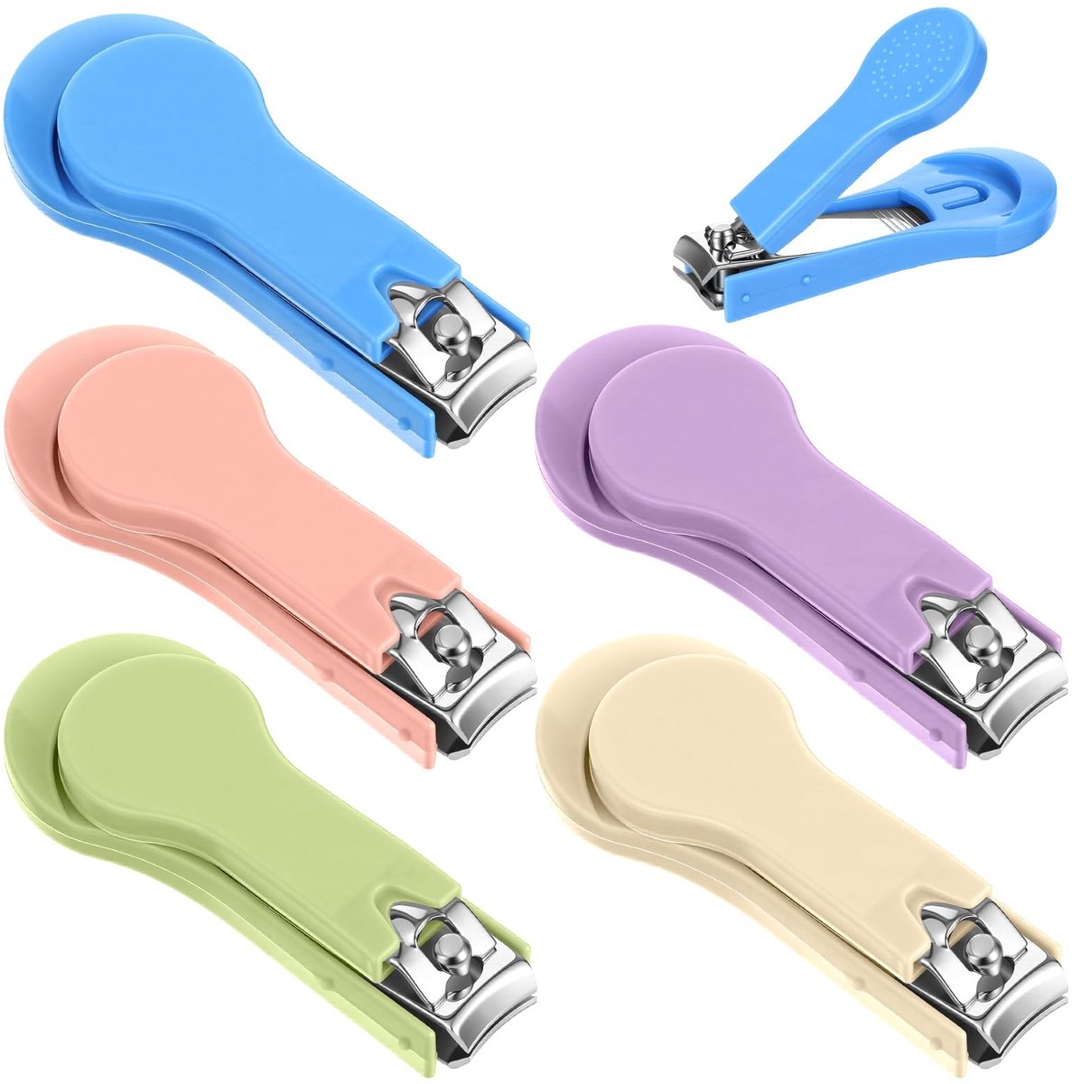 Elzusha - Set van 5 Zachte Nagelknippers voor Baby's