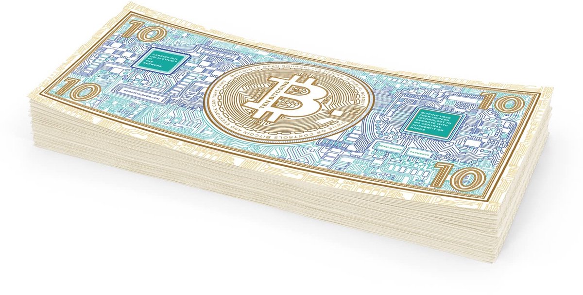 Elzusha - Scratch Cash Bitcoin 100 x 10 Speelgeld