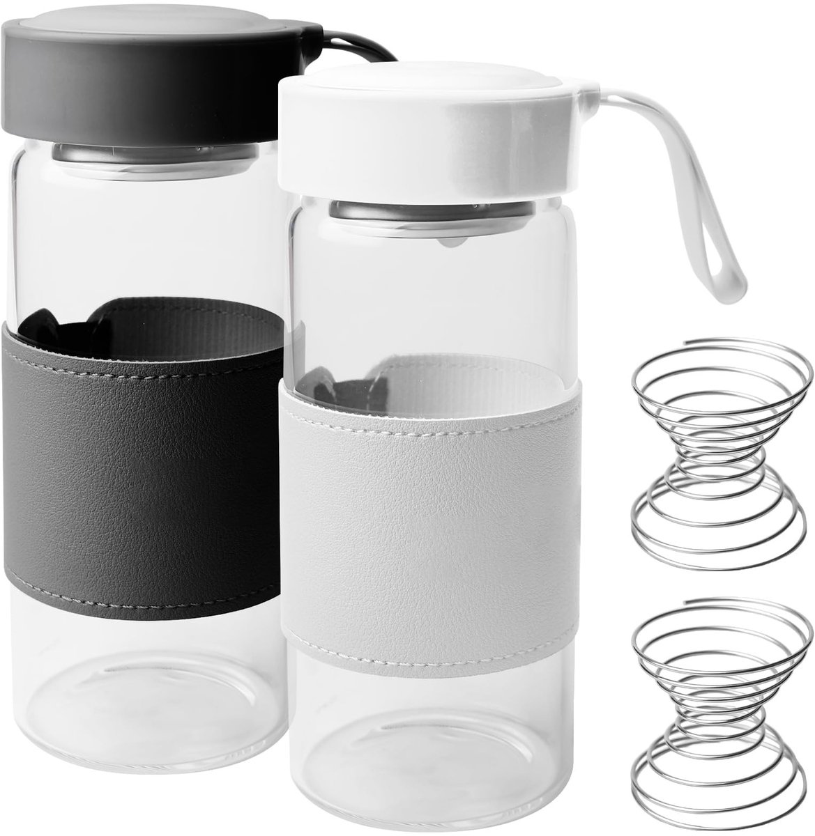 Elzusha - Borosilicaat Glazen Shaker Fles 480 ml