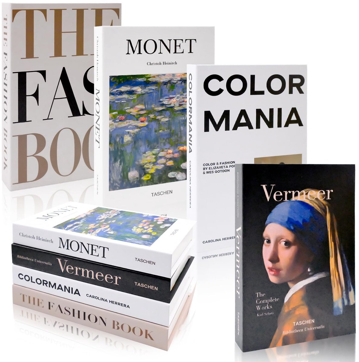 Elzusha - Set van 4 Decoratieve Kunstboeken