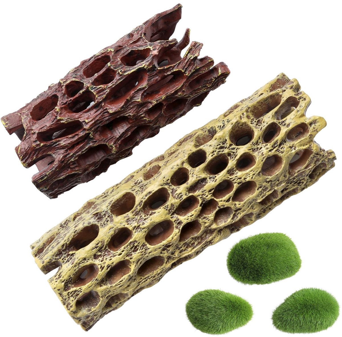 Elzusha - 2 Stuks Garnalen Verstopplaats voor Aquariumdecoratie