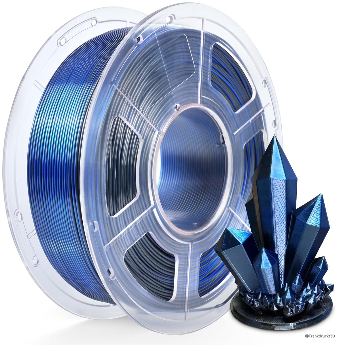 Elzusha - Silk PLA 3D Printer Filament 1.75mm 1kg in Dubbele Kleur