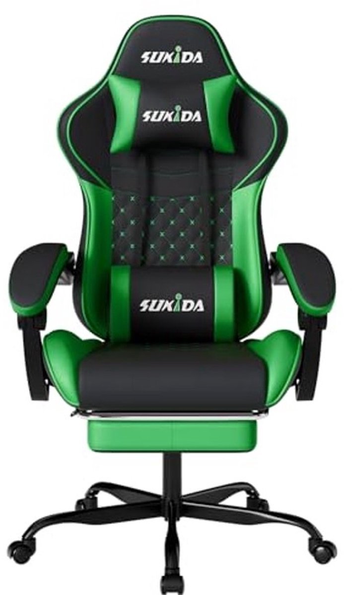 Ergonomische Gaming Stoelen met Massagesteun en Verstelbare Rugleuning
