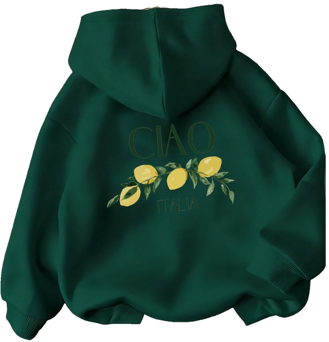 Currero Hoodie Dames Warme Hoodie Met Capuchon Comfortabele Sweater Casual Trui Pullover Damestrui Donkergroen