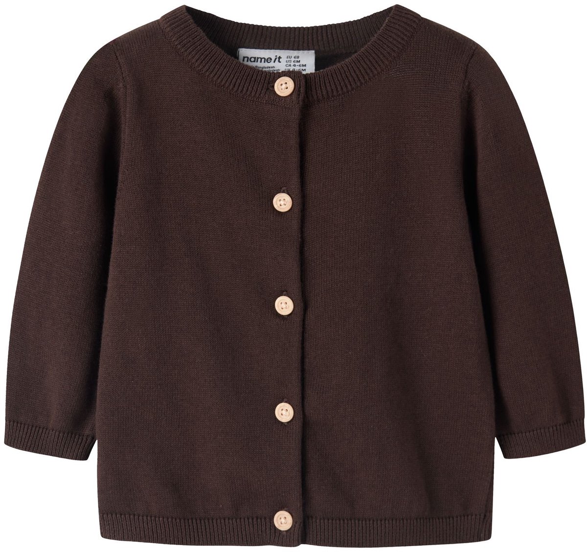 Name it gebreid vest Biologisch katoen