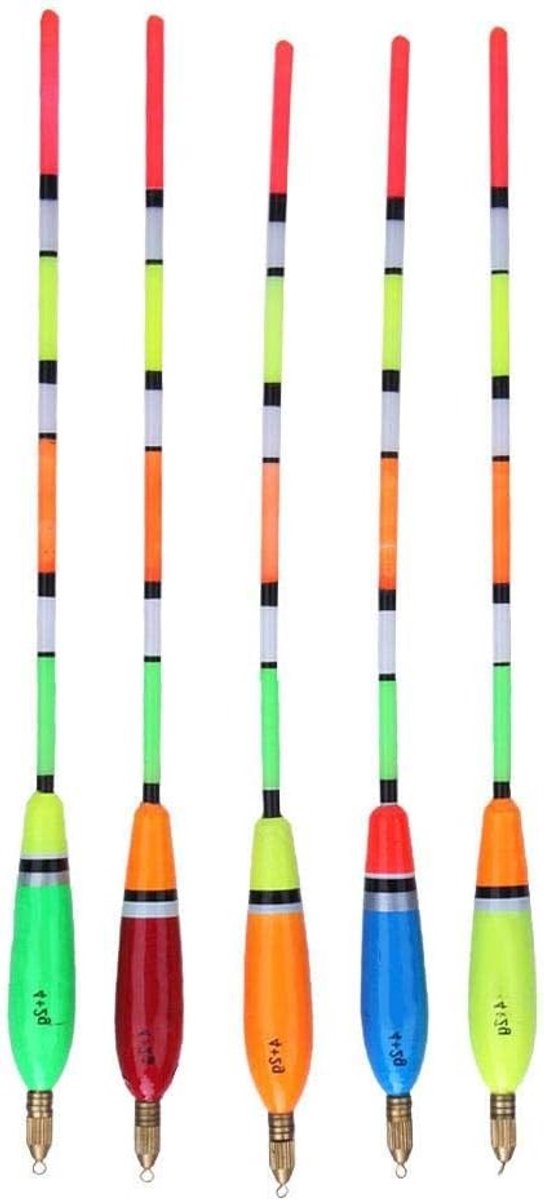 Vissersdobbers van Balsa Hout, 26.5 cm - 5 Stuks voor Zee- en Zoetwatervissen, Ideaal voor Sportvisserij — afbeelding 2