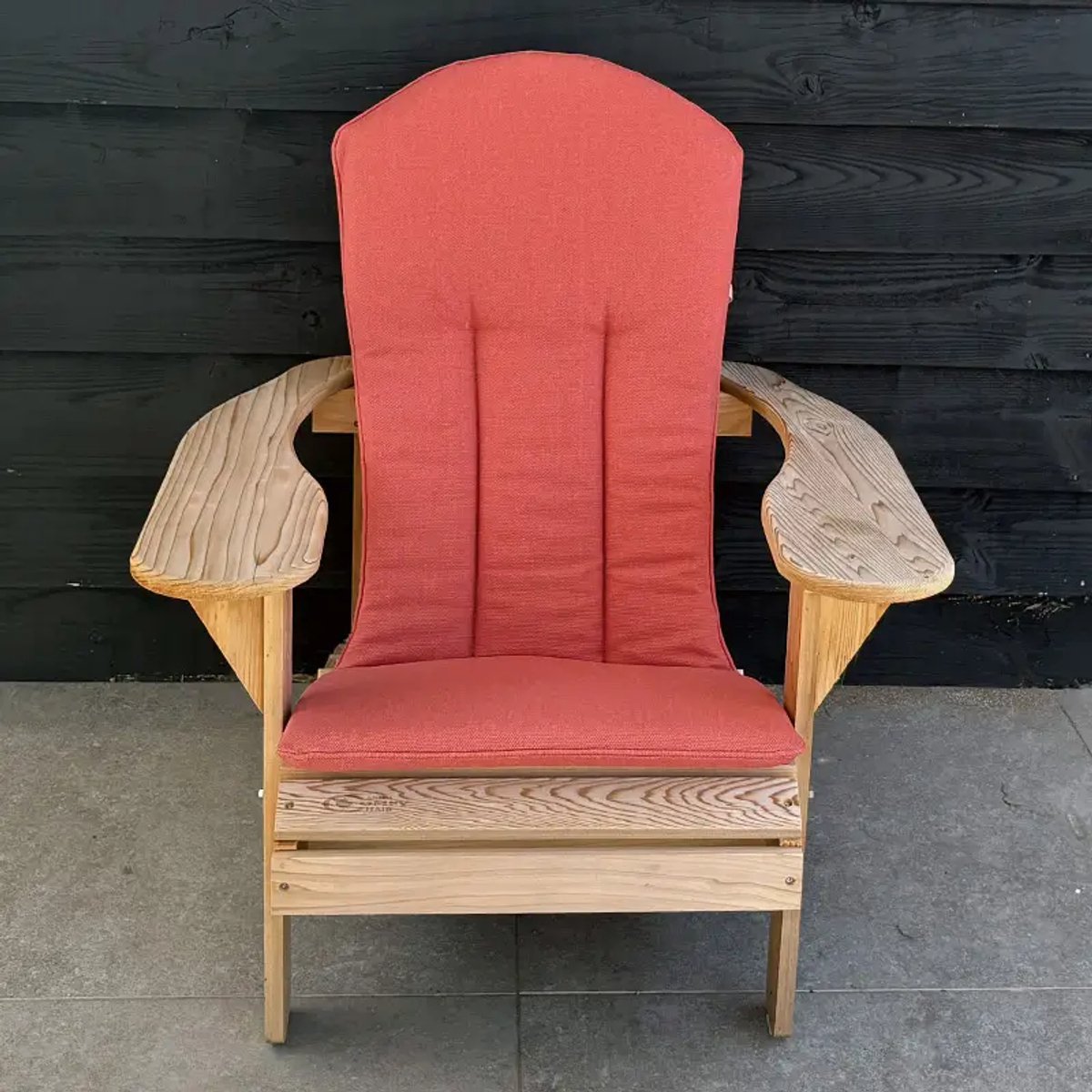Origineel Adirondack Stoelkussen Terra | Speciale pasvorm | Blijft koel in de zon | Makkelijk schoon te houden | Adirondack Stoel Loungestoel Bearchair