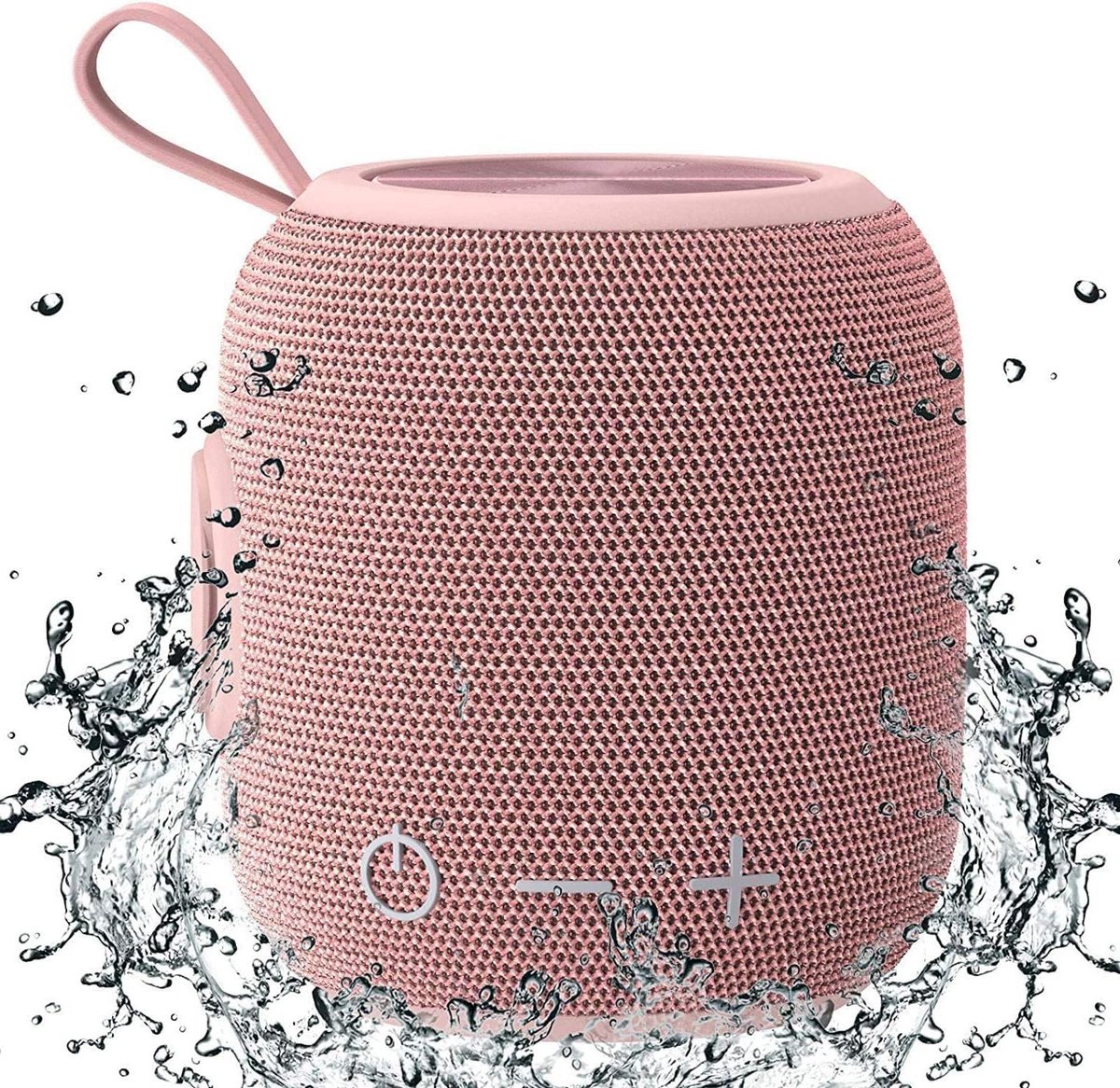 Draagbare Luidspreker - Mini Speaker - Muziek Luisteren - IPX7 Waterdicht - 24 Uur Batterij - Roze