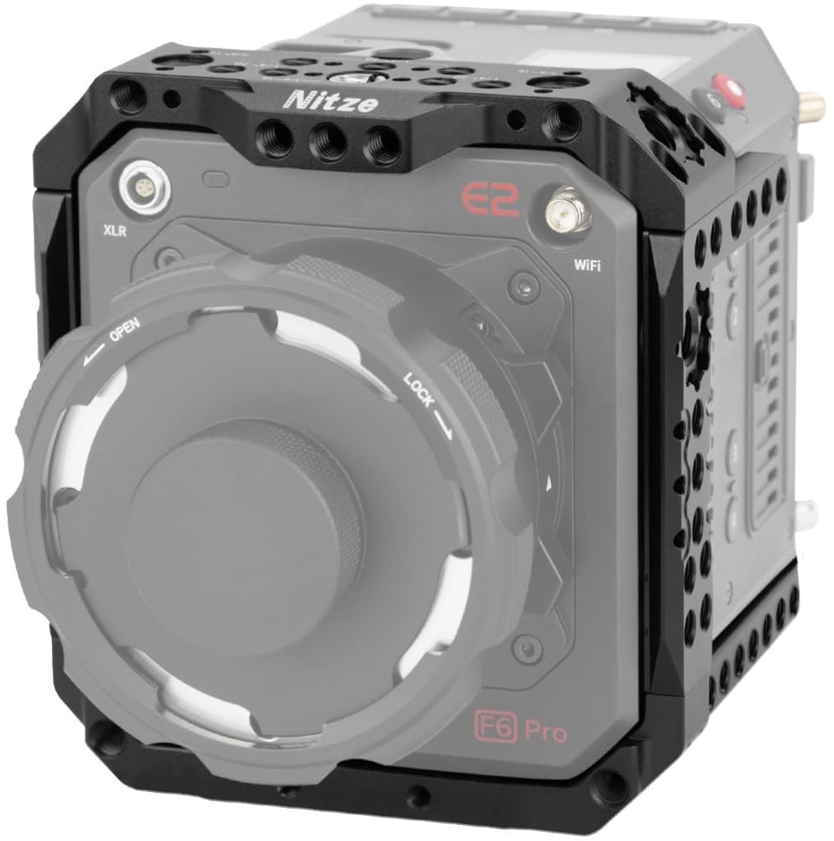 Elzusha - Cage voor Z CAM E2-F6 Pro met NATO Rails