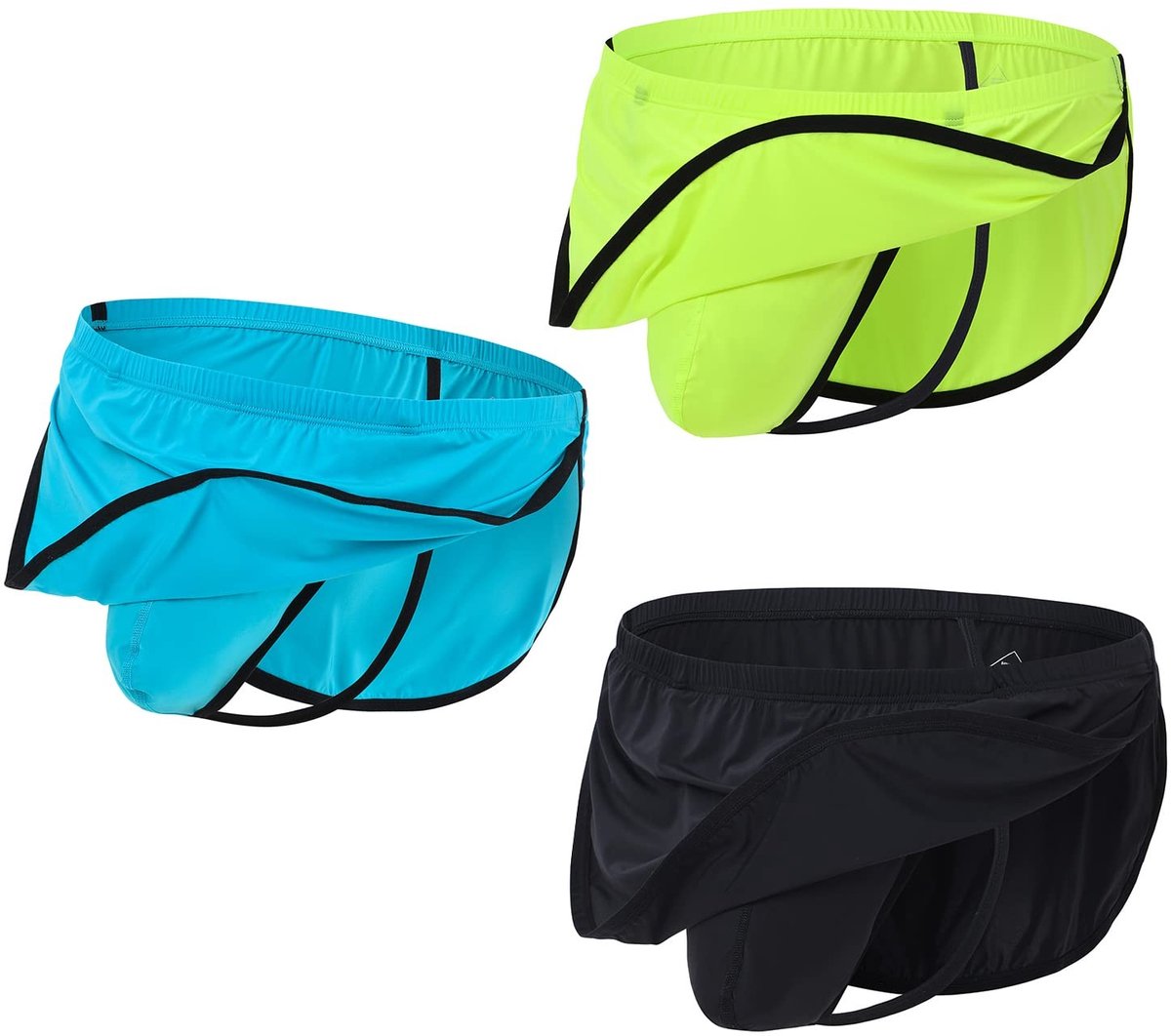 Elzusha - Large Thong voor Mannen - Zacht Nylon met Built-in Pouch